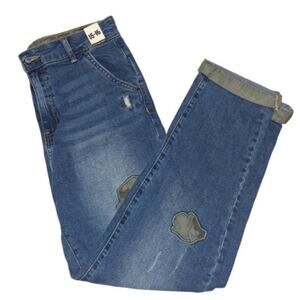 Cotton On Boys Husky Size 15-16 Camo Denim Jeans